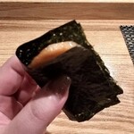 おすし 花富 - 平貝磯辺焼き