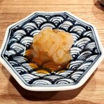 おすし 花富 - 白えび黄身醤油和え