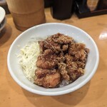 斗香庵 HIGASHI - 鶏のカラ揚げ丼