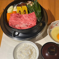 黒毛和牛すき鍋　松