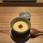 とり茶太郎 - 鰹と鴨出汁、ブルーチーズ茶碗蒸し