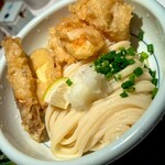 谷や - かしわ天うどん　つけ冷