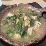 なかなか - 緑の麻婆豆腐