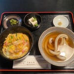 Tawaraya - 名物セット・玉子丼［¥1,300］