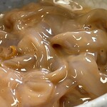 そば処 砂武縞 - 今日はジューシー系。ここの塩辛はいつも美味しい。