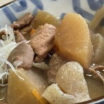 そば処 砂武縞 - 油揚げが入っててマスタードが添えてあるとうれしいかも^_^