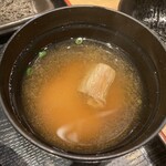 しまね料理とさばしゃぶの店 主水 - みそ汁