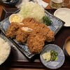 とんかつ馬車道さくら - 鰤フライとロースかつ定食+単品メンチカツ