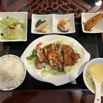 Chuukaryouri Daifukuen - 油淋鶏ランチセット