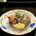 よし町 - アンコウの唐揚げ！！！！めっちゃ美味しい！！！！怒涛の高カロリーメニューなのも最高ww