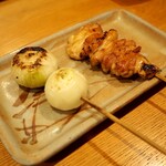 とり喜 - 小たまねぎ & かしわ