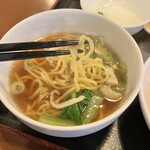 上海陽春麺坊 - ランチのミニラーメン。