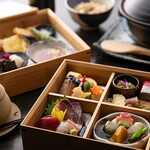 【色彩繽紛的高品質日本料理】可以輕鬆享受四季風味的「仁丹松便當」*需要預約