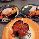 にぎりの徳兵衛 - いくら　ぼたん海老