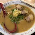 赤ふくちぁんラーメン - ニンニクありでお願いしました