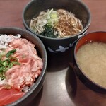 Nokkeya - ランチメニュー　さっぱり5種丼　酢飯￥792