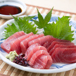 アメ村社員食堂 - 新鮮マグロお造りW盛り