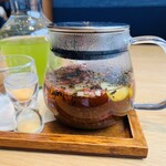 和カフェTsumugi - べっぴん茶（温茶）