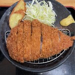 とんかつ 栄ちゃん - 上からビフォー。素敵