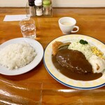 洋食 ZORO - ハンバーグライス850円