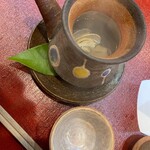 懐石 古都 - 北海道浅利、天然若芽舞茸、柚子