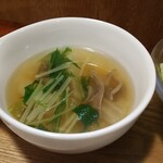 キッチン ブルー グローブ - スープのアップ