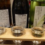 金沢地酒蔵 - おすすめセット(裏側) 202403