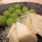 ぎおん 阪川 - 13.10シャインマスカット、梨