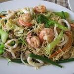 Seafood Yakisoba (stir-fried noodles)