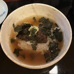 山玄茶 - 男性陣はうな茶やライスカルボナーラで〆。私はここまで到達したことがありません(   ߹ㅁ߹)