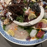 旅籠 香乃蔵 - 豊後水道活魚盛り合わせ　伊勢海老　鮑　本鮪　等等