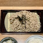 蕎麦 いまゐ - 蕎麦屋のカレーセット ¥830 のざるそばの麺