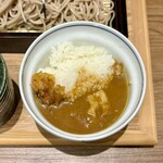 蕎麦 いまゐ - 蕎麦屋のカレーセット ¥830 のミニカレー丼