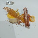 シェ ケンタロウ - グランマルニエのパルフェとチュロス