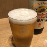 東京スタイルみそらーめん ど・みそ  - 一番搾り（334ml）450円