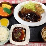 長寿庵 - 味噌カツ定食７５０円（税込）だったかな？これでなら格安＾＾