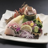 本日の御造り三種盛り