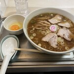 永福町 大勝軒 - 中華そば生たまご付き¥1230