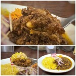 クヮッチースパイス ユクル - ＊秘伝豆と普通の豆の違いはわからないのですが、美味しいカレー。 でも思ったより辛いですね（私は辛味に弱いのでご参考にならないと思います。m(__)m）