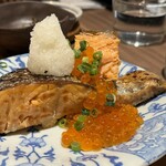 虎ノ門 楽㐂 - 銀鮭いくら定食 1,700円