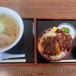 桧原亭 - 山塩ラーメンとソースカツ丼