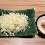 とんかつ新宿 さぼてん - キャベツとすりごま