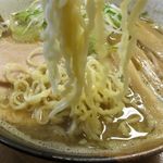 煮干らぁめん なかじま - １月の限定ラーメンの麺