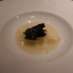 蒼 - 12ヶ月特別飼育の地頭鶏ー山いけすの地蛤(リゾット) 、こんとび海苔