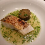 蒼 - 愛媛藤本さんの神経〆白甘鯛本日の仕立て