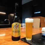 草庵 鍋島 - ビール小瓶 エビス