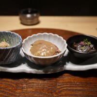 赤坂 鮨大谷 - ３種の突き出し