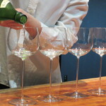 草庵 鍋島 - 香りが良いので、グラスで