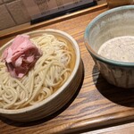 Mochi daya - つけ汁一種つけ麺（豚骨魚介、釜揚げ）