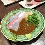 博多小皿鉄板 べっぴんしゃん - ◆天然平政胡麻和え　638円　